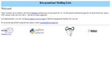 Tablet Screenshot of lists.psand.net